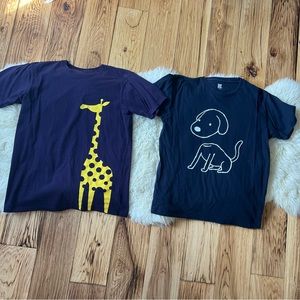Graniph Japanese Crew Neck T-Shirts Medium